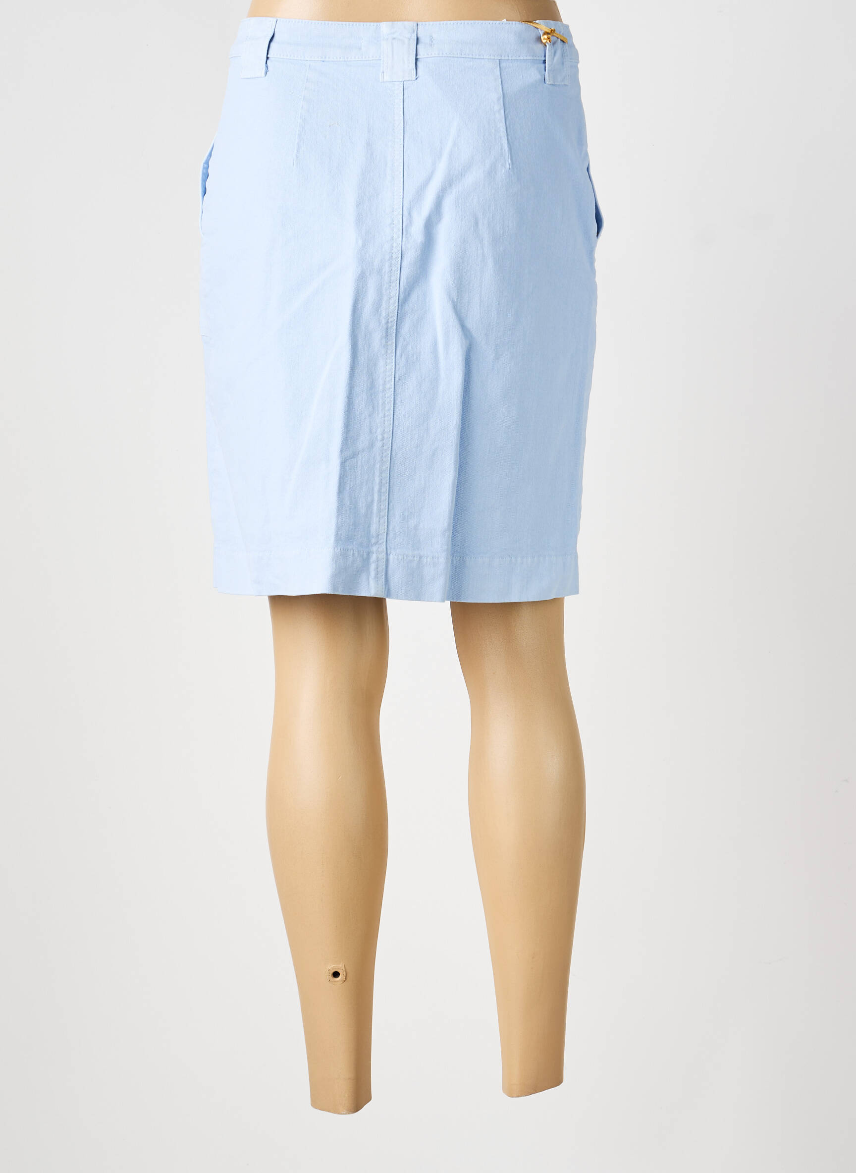Jupe courte poches bleu COUTURIST femme