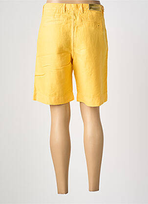 Bermuda taille à pinces taille normale jaune COUTURIST femme