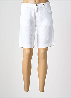 Bermuda taille à pinces taille normale blanc COUTURIST femme