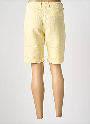 Bermuda taille à pinces taille normale jaune COUTURIST femme