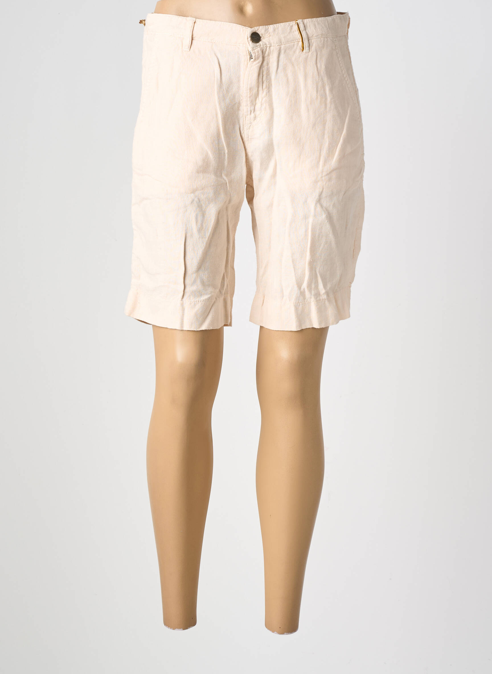 Bermuda taille à pinces taille normale rose COUTURIST femme