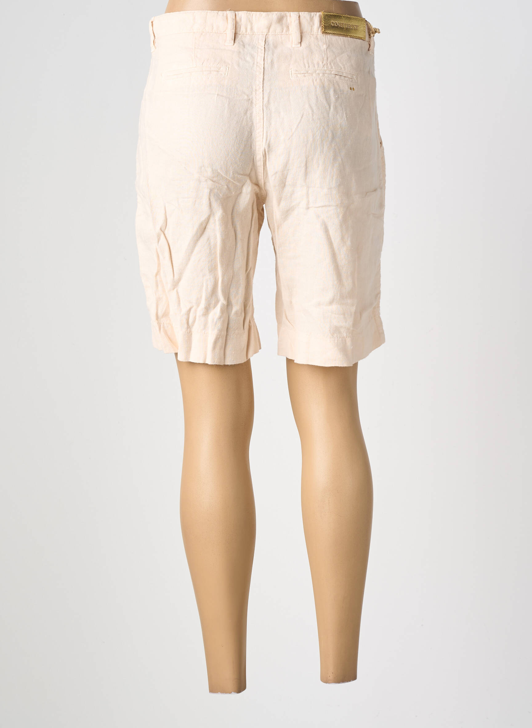 Bermuda taille à pinces taille normale rose COUTURIST femme