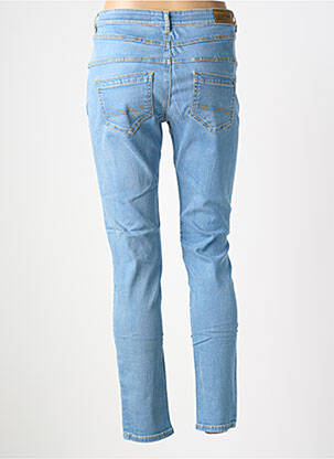 Jeans coupe slim stretch taille normale bleu COUTURIST femme