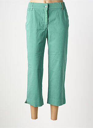 Pantacourt coupe droite taille normale vert COUTURIST femme