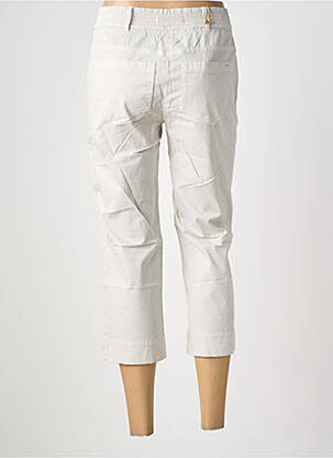 Pantacourt taille élastique taille normale gris COUTURIST femme