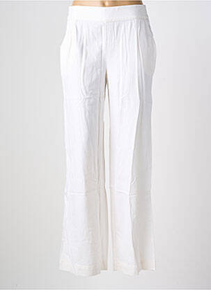 Pantalon large tissage crêpe taille normale beige COUTURIST femme