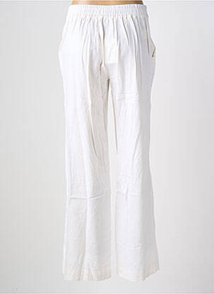 Pantalon large tissage crêpe taille normale beige COUTURIST femme
