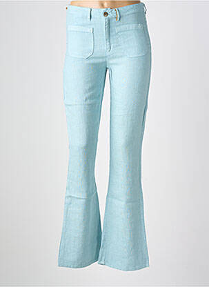 Pantalon flare bleu COUTURIST femme