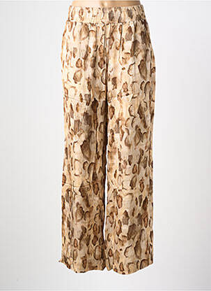 Pantalon large coupe fluide beige COUTURIST femme