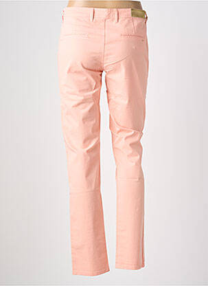 Pantalon chino tissage popeline taille normale rose COUTURIST femme