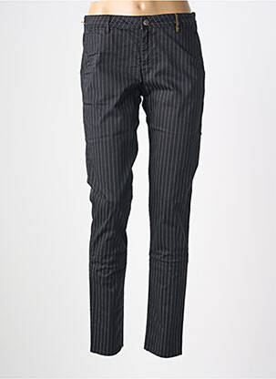 Pantalon chino taille basse taille basse noir COUTURIST femme