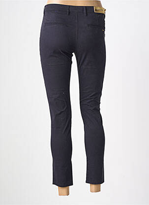 Pantalon chino tissage popeline taille normale noir COUTURIST femme