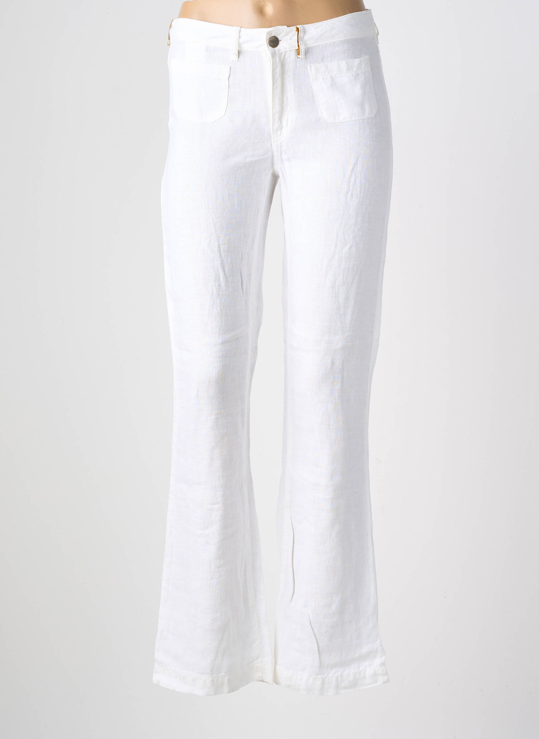Pantalon flare blanc COUTURIST femme