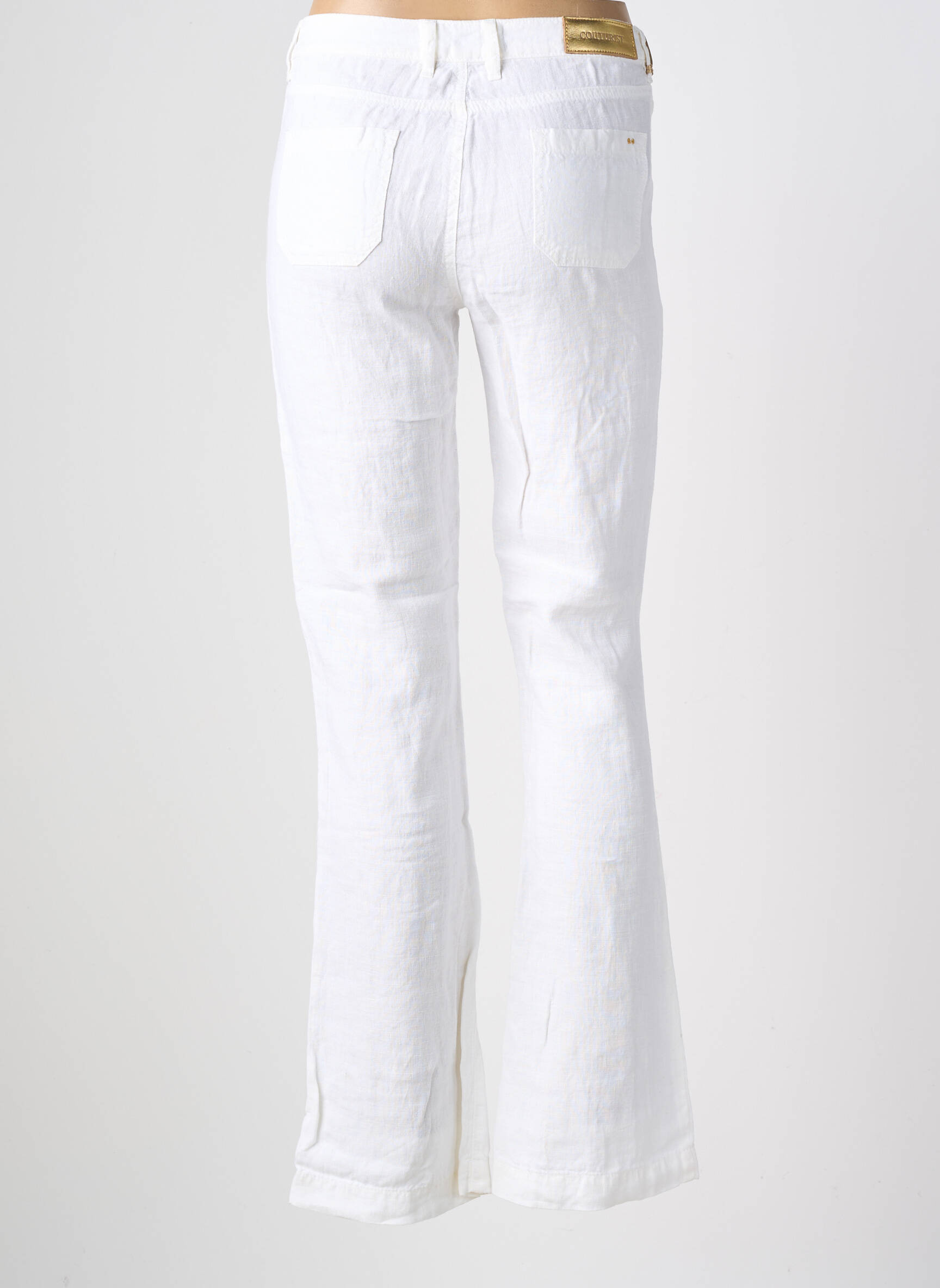 Pantalon flare blanc COUTURIST femme