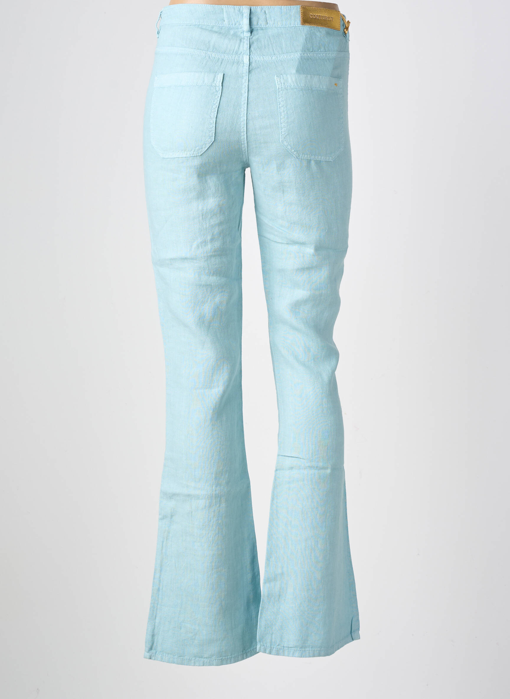 Pantalon flare bleu COUTURIST femme