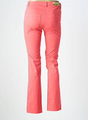 Pantalon droit stretch taille normale orange COUTURIST femme