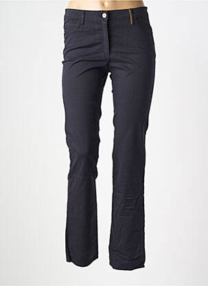 Pantalon droit stretch taille normale noir COUTURIST femme