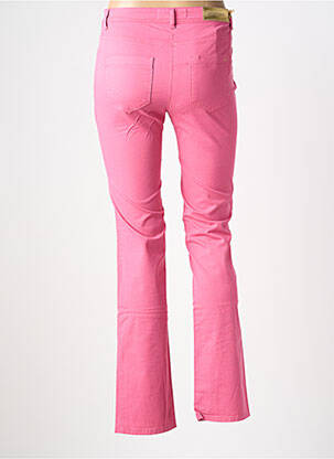 Pantalon droit stretch taille normale rose COUTURIST femme