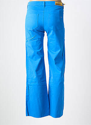 Pantalon droit stretch taille normale bleu fonce COUTURIST femme