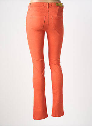 Pantalon slim stretch taille normale orange COUTURIST femme