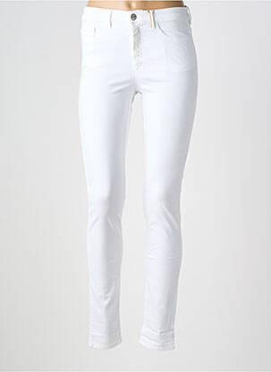 Pantalon slim stretch taille normale blanc COUTURIST femme