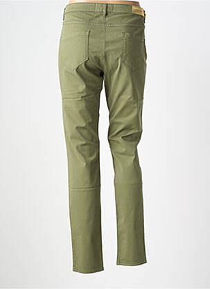 Pantalon droit stretch taille normale vert COUTURIST femme