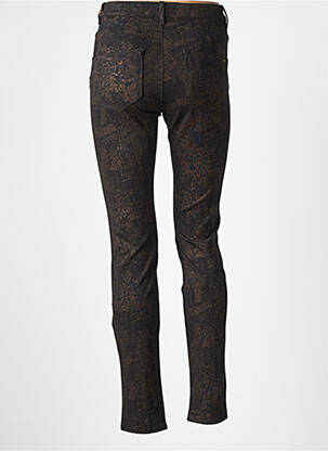 Pantalon slim stretch taille normale noir COUTURIST femme