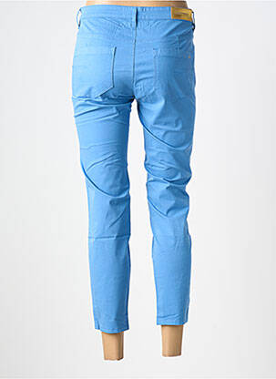 Pantalon 7/8 stretch taille normale bleu COUTURIST femme