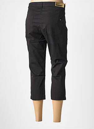 Pantacourt tissage popeline taille normale noir COUTURIST femme
