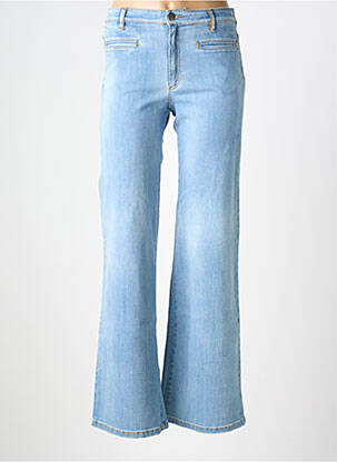 Jean coupe flare taille normale taille normale bleu COUTURIST femme