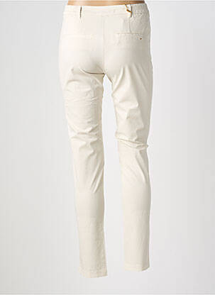 Pantalon chino tissage popeline taille normale beige COUTURIST femme