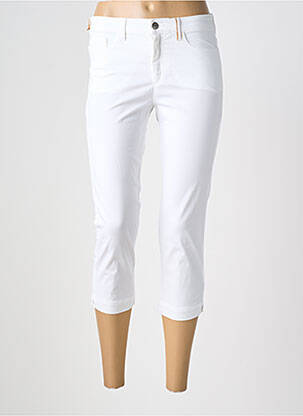 Corsaire stretch taille normale blanc COUTURIST femme