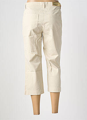 Pantacourt coupe droite taille normale beige COUTURIST femme
