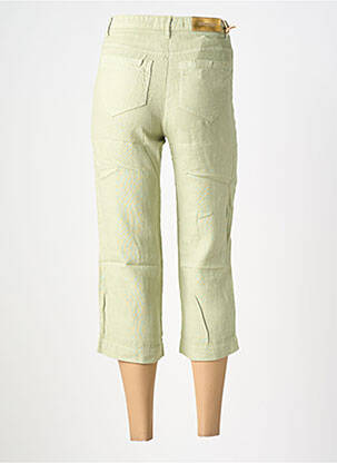 Pantacourt coupe droite taille normale vert COUTURIST femme