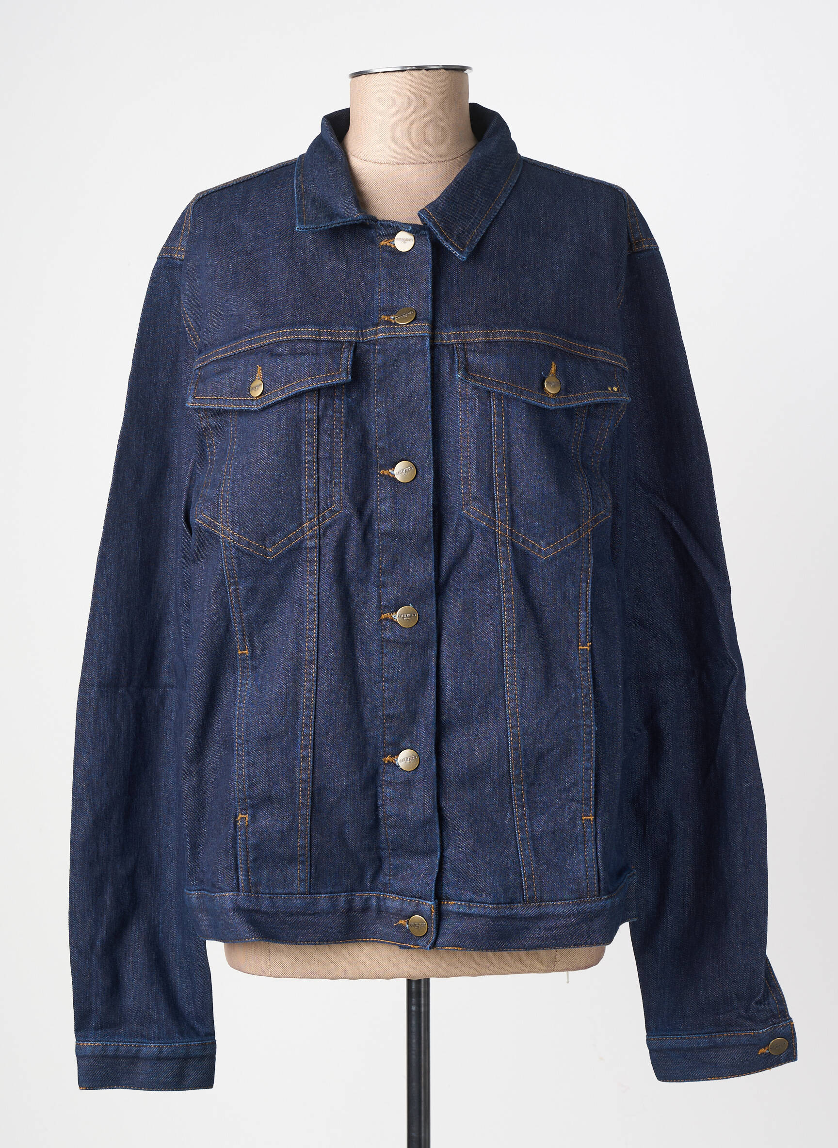 Veste casual coupe droite bleu COUTURIST femme