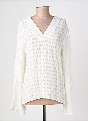 Blouse manches longues manches longues blanc NÜ femme