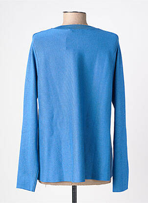 Gilet manches longues col rond bleu COMPAÑIA FANTASTICA femme
