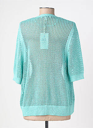 Gilet manches longues resserrée sur le bas bleu GARCIA femme