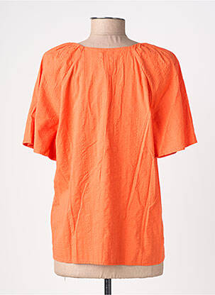 Top manches courtes manches courtes orange C'EST BEAU LA VIE femme