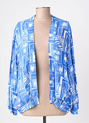 Veste casual finition intérieure doublée bleu TIFFOSI femme