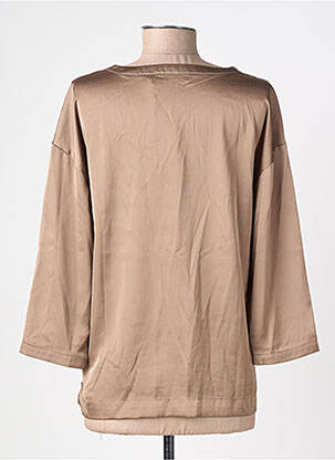 Blouse manches longues manches longues beige DESIRES femme