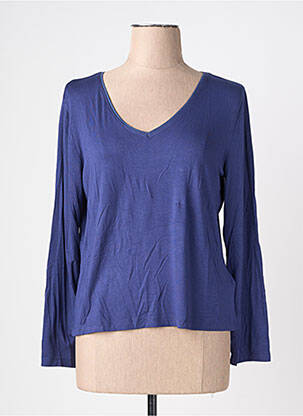 Top manches longues manches longues bleu LA FIANCÉE femme