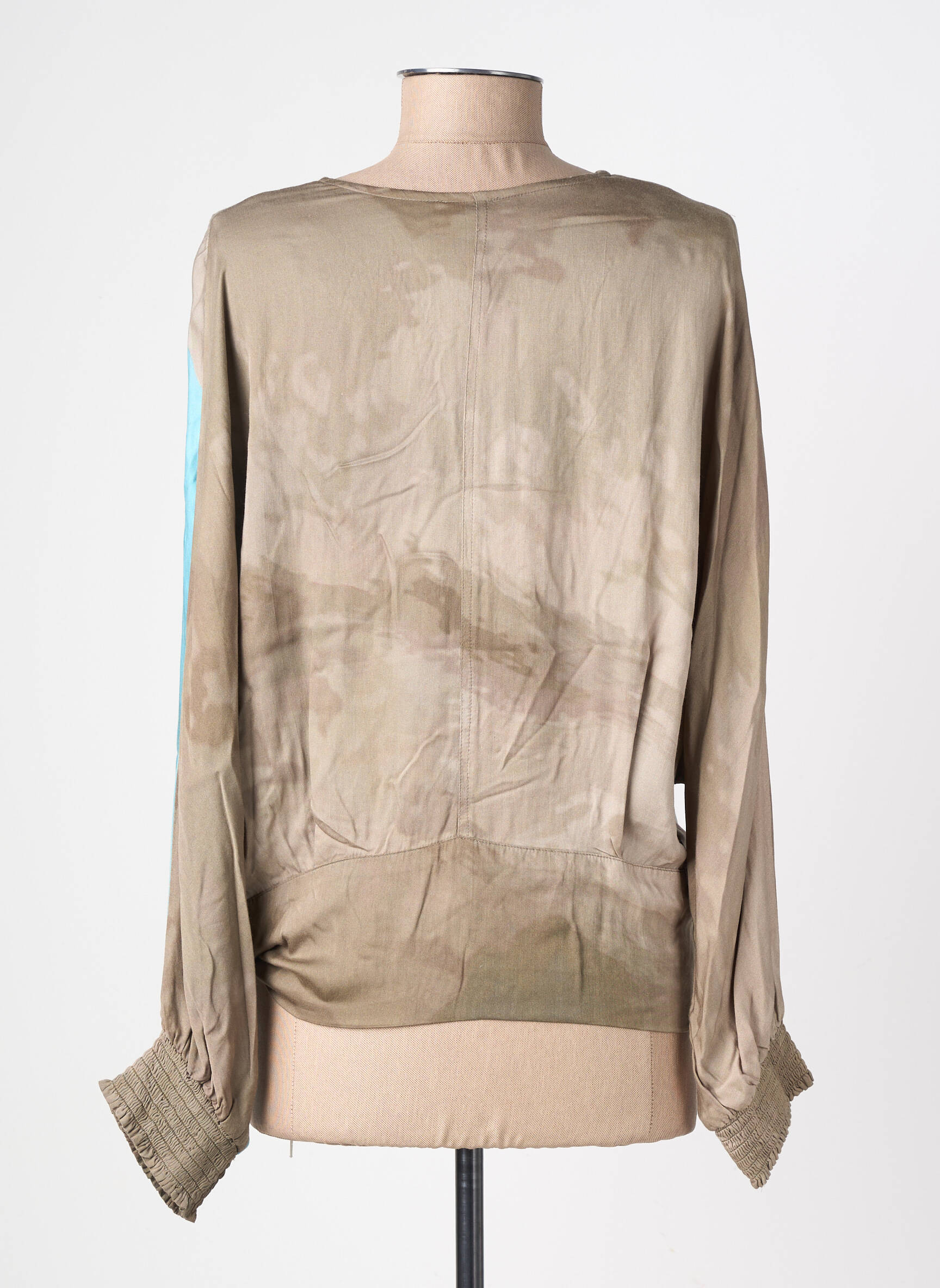 Top manches longues manches longues vert NÜ femme