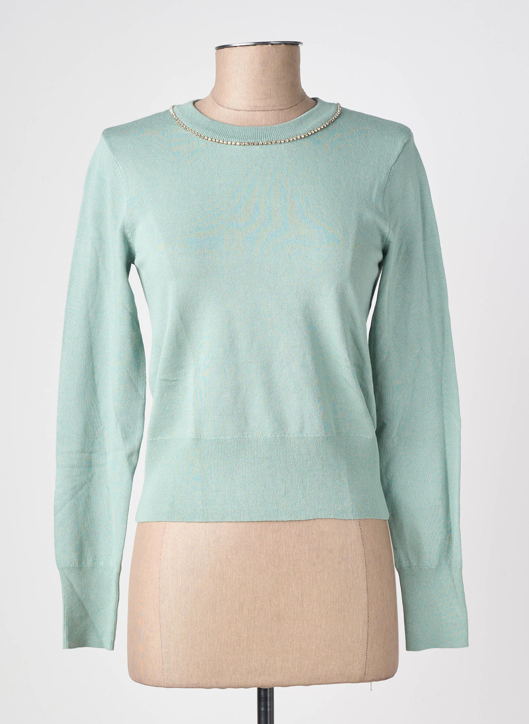 Pull stretch manches longues vert TIFFOSI femme