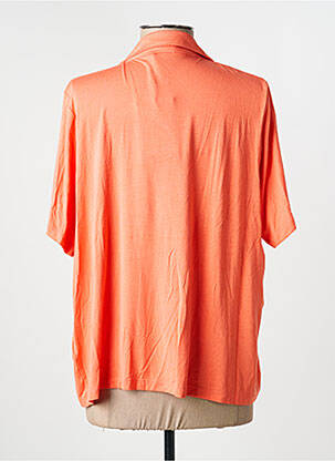 Chemisier coupe droite manches courtes orange COMPAÑIA FANTASTICA femme