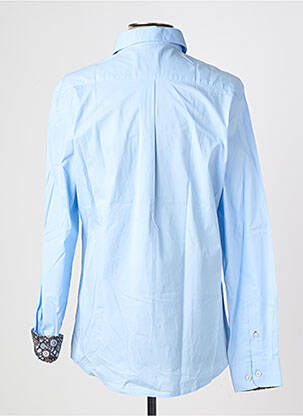 Chemise manches longues coupe droite bleu FQ1924 homme
