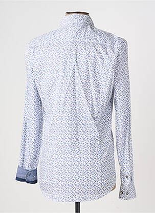 Chemise manches longues imprimé fantaisie blanc DELAHAYE homme