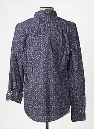 Chemise manches longues imprimé fantaisie bleu FREEMAN T.PORTER homme