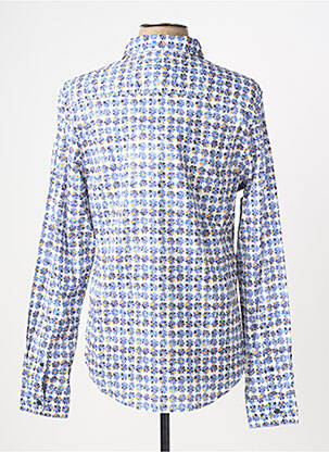 Chemise manches longues imprimé fantaisie bleu FREEMAN T.PORTER homme