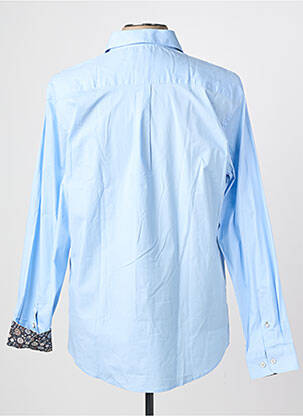 Chemise manches longues coupe droite bleu FQ1924 homme